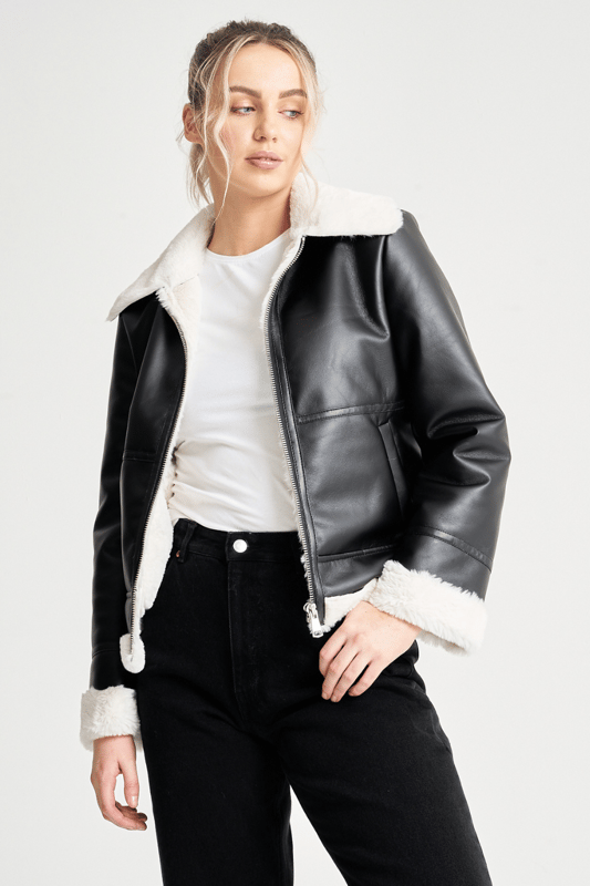 Barney's originals hotsell faux fur coat