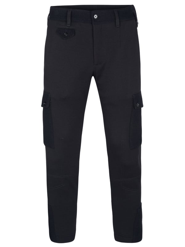 50% lana virgen, 25% acrílico, 25% poliamida; pantalones Dolce & Gabbana;  Modelo: GWAOET GEP05 15;  Mano de obra de alta calidad;  Cierre: tira de botones;  hebillas de cinturon;  Dos bolsillos laterales delante, dos detrás;  Detalles del logotipo de Dolce & Gabbana