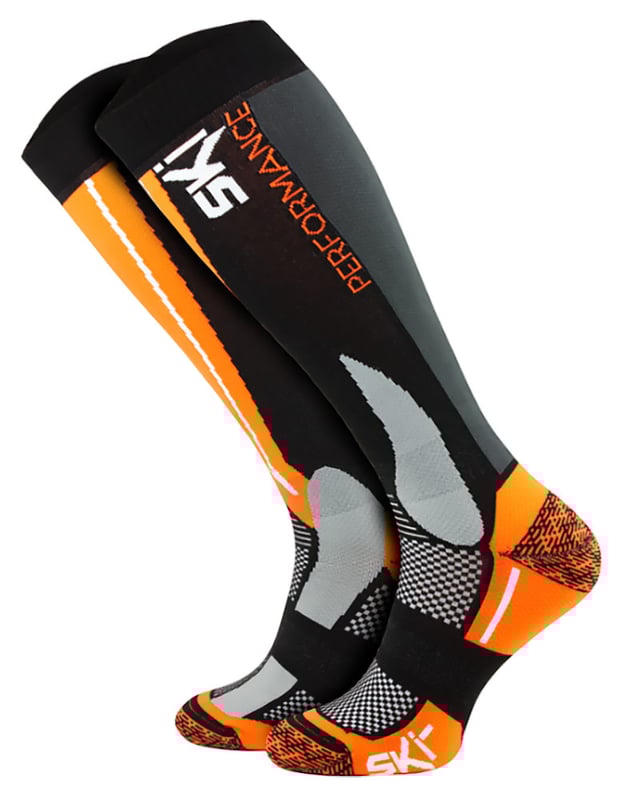COMODO - Men’s & Ladies Anatomical Light Ski SocksWant to ski like a pro? The Comodo Men’s & Ladies Performance Light Ski Socks will help you do just that! They are ideal for skiing as well as all other winter activities.Comodo has been providing high-quality socks for men and women since 1996. They sell a range of socks for hiking, cycling, hunting, horse riding and even skiing! Whichever type of socks you wear, your feet are bound to feel comfortable and warm, no matter the weather or environment!Their cool performance design will keep you looking cool whilst you hit the slopes. They’re also made from soft and comfortable materials which means your feet won’t get sweaty or smelly after a long day of wear. Comodo Ski socks are sure to look great and maintain their condition wear after wear.The arch support will help keep your feet comfortable and supported all day long and the reinforced heel and toe means they’ll be durable and will make sure that they last as long as possible. They come in six different colours which are: Yellow, Red, Turquoise, Royal Blue, Green and Orange.These socks are made from 40% Polipropylen, 40% Polyamide, 15% Polypropylene, 5% Elastane and come in 6 colour options. They are available in 3 sizes: 3-5 UK, 4-8 UK, 9-12 UK and are Machine Washable.Extra Product DetailsMen’s & Ladies Ski SocksKnee High LengthDesigned For SkiingIdeal For All Winter ActivitiesSoft & ComfortableCool Performance Design6 Colours AvailableArch SupportReinforced Heel & Toe3 Size OptionsMachine Washable