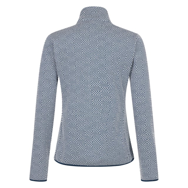 Material: Recycled Polyester. Fabric: Jacquard, Knitted, Stretch. Design: Plain. Hem: Stretch Binding. Chin Guard. Neckline: Funnel Neck. Sleeve-Type: Long-Sleeved. Cuff: Stretch Binding. Pockets: 2 Lower Pockets, Zip. Fastening: Full Zip. 6 UK: 30 in. 8 UK: 32 in. 10 UK: 34 in. 12 UK: 36 in. 14 UK: 38 in. 18 UK: 43 in. 16 UK: 40 in.