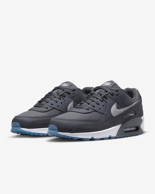 Nike Air Max 90 Men's Trainers in Anthracite/Industrial Blue/White