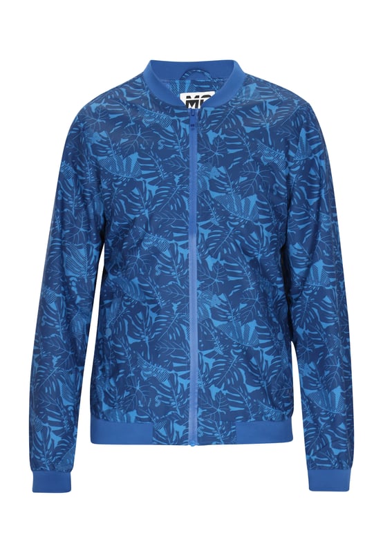 Laat je stijl de vrije loop met dit bomberjack met een levendig bladprintmotief. De geribde opstaande kraag en manchetten zorgen voor een aansluitende pasvorm, terwijl de allover print diepte aan je look toevoegt. Dit kledingstuk met lange mouwen, compleet met een ritssluiting over de volledige lengte en handzakken, is perfect voor moeiteloos koelen. Geen enkel detail wordt over het hoofd gezien in dit stijlvolle bomberjack!  Jas