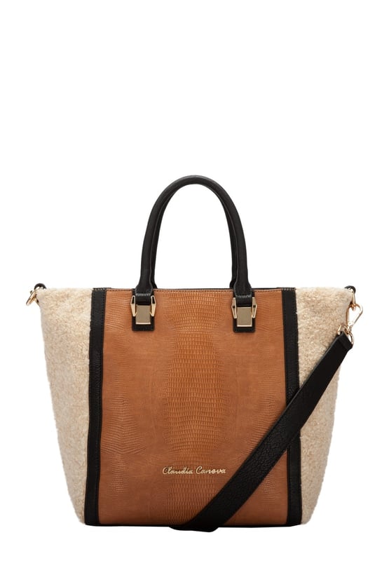 Colour Block Tote Bag