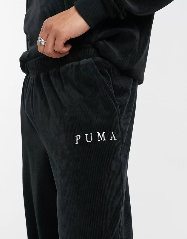 Puma cord sweatpants clearance