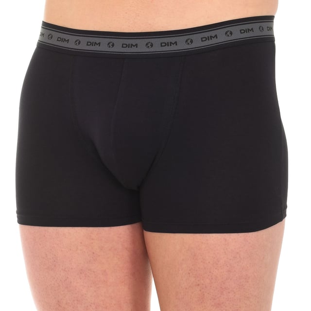 Pack-2 Boxer Green Bio Dim.
 Color Gray-black
 Wide rubber waistband with the brand's name consecutively embroidered along the entire waistband.
 Breathable fabric.
 Anatomical front with the ability to hold without tightening.
 Breathable fabric.
 Matching visible seams.

 Composition:
 95% Cotton. - 5% Elastane

 Care:
 - Wash at max. 30º.
 - Do not use bleach.
 - Do not use dryer.
 - Do not iron.
 - Do not dry clean.
 Composition: 95% Cotton, 5% Elastane
 Care:
- Wash at max temperature. 30º.
 - Do not use bleach.
 - Do not use dryer.
 - Do not iron.
 - Do not dry clean.