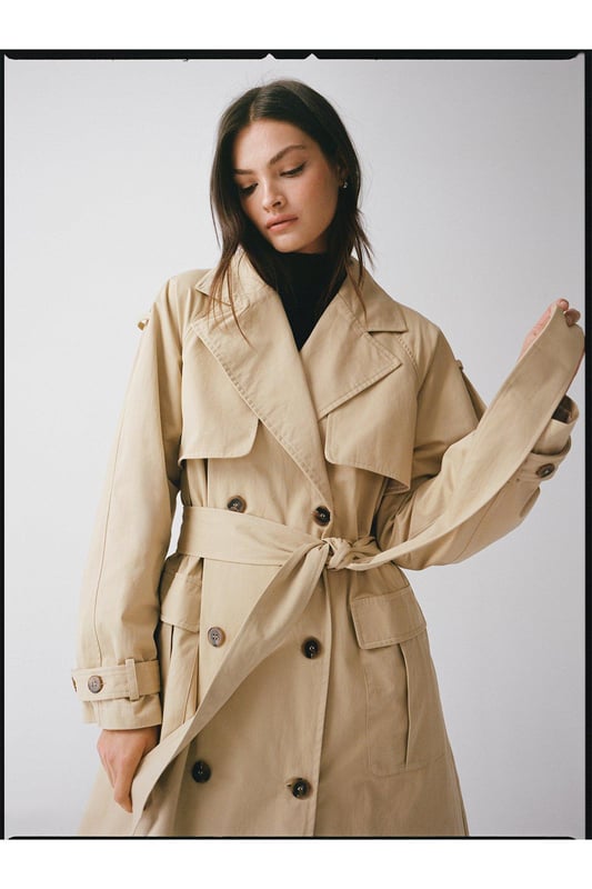 Trench coat storm shield top