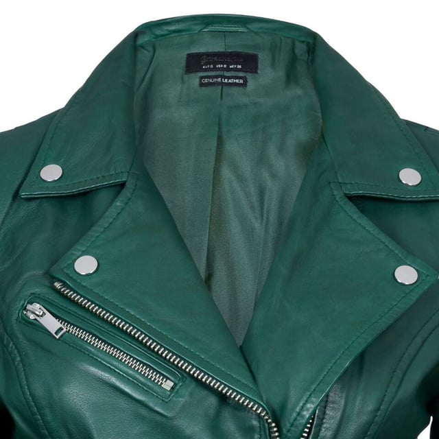 Elevate your style with our timeless best-selling jacket, celebrated for its minimalistic design that never goes out of fashion. Here's why it's a must-have:  
Iconic Minimalism: This jacket's enduring popularity stems from its understated elegance. Its front features just three subtle pockets, each adorned with hand-polished metal hardware zips, creating an effortlessly stylish and minimalistic look. 
Classic Brando Style: Emulating the iconic Marlon Brando jacket from the 1950s, it boasts a double-breasted design with a wide notched lapel and an off-centered YKK zip, paying homage to the timeless fashion icon. 
Color Variety: Choose from a range of colorways to suit your preferences, whether you opt for bold shades like yellow, red, and green, or classic hues like black, tan, and chestnut. 
Premium Material: Crafted from 100% premium ultra-soft nappa leather, this jacket offers both luxury and comfort. 
Tailored Fit: Designed with a slim fit and a shorter length, it complements your body's shape and provides a modern and flattering silhouette.  Furnished with three zipped exterior pockets and zipped cuffs, this jacket combines practicality with enduring style, making it a versatile addition to your wardrobe.