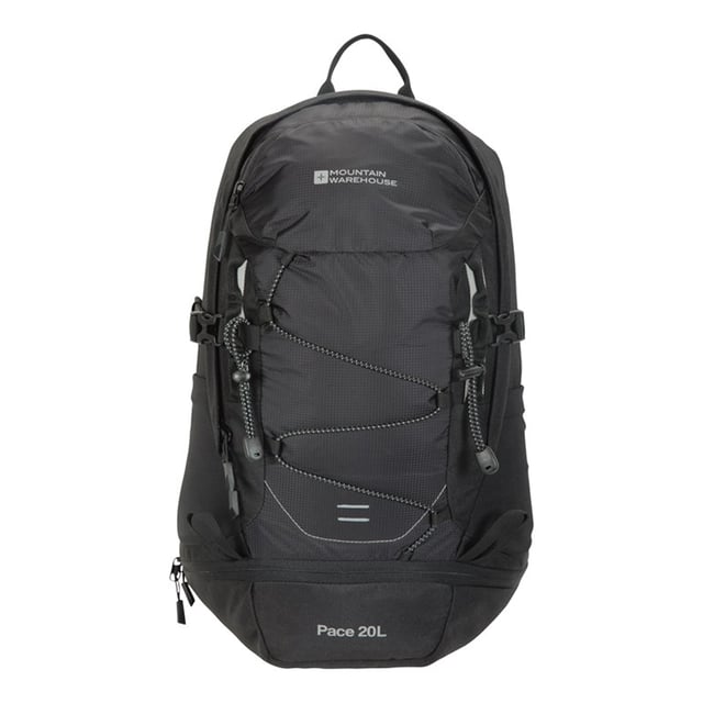 Hoogte: 48cm. Lengte: 30cm. Breedte: 23cm. Ontwerp: Logo, Tekst. Verstelbare borstriem, Airflow rugsysteem, Bungee riemen, Compressie riemen, Afneembare regenhoes, Hydration Bladder compatibel, Gewatteerde heupgordel, Wandelstokhouders. Compartimenten: Flessenhouder, Bodemcompartiment, Meerdere Compartimenten. Capaciteit: 20L. Let op: drinkblaas niet inbegrepen.