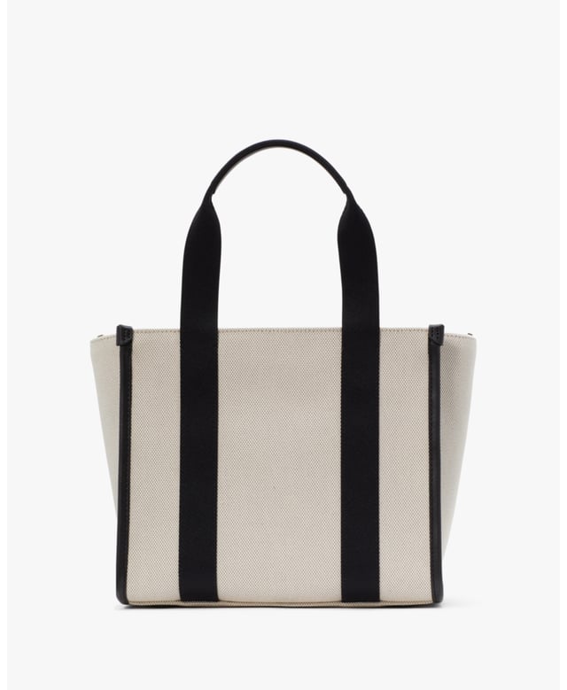 Kip Canvas Small Tote, Metal Pinmount With Spade, Back Slip Pocket,  Length: 25.40 Cm,  Width: 22.00 Cm,  Height: 15.50 Cm