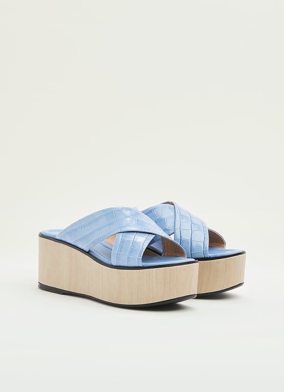 LK Bennett Sandra Casual Sandals Hyacinth