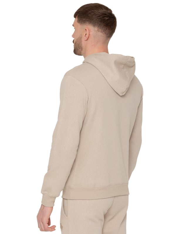 Refresh your casual wardrobe with this stylish men's hoodie. Made from a soft and comfortable blend of cotton and polyester, this regular-fit hoodie is designed with ribbed cuffs and hem, a drawstring hood, and kangaroo pockets for added convenience. The embroidered Enzo logo on the front adds a fashionable finishing touch, making it a must-have piece for effortless style.