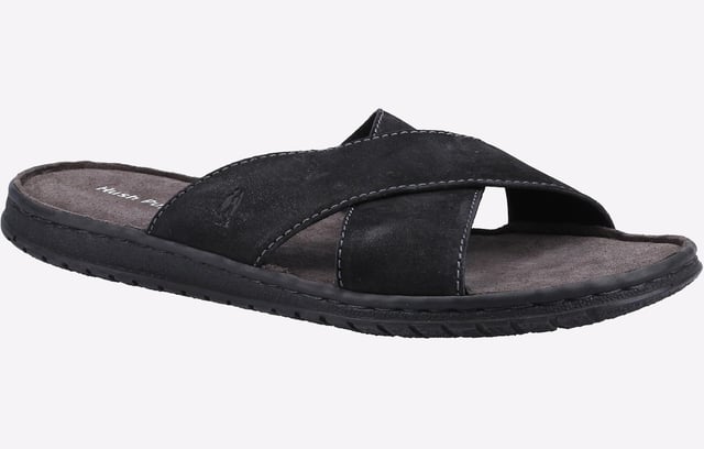 Mens slide sandals with memory foam hot sale
