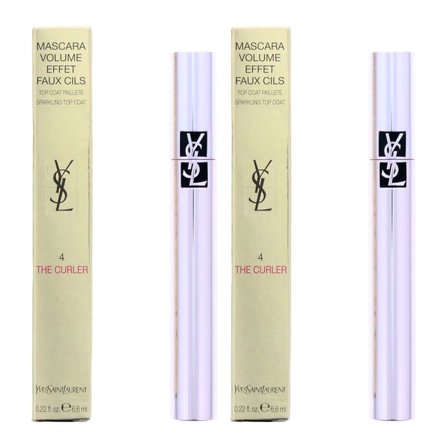 Lengthen and define your lashes with the YSL curling top coat mascara. The black rounded fibre wand allows your to mold and shape your lashes into a lively flick whilst the pink elastomer comb adds to the lift and bold definition for an overall captivating eye-look.