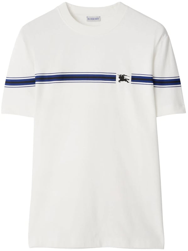Tシャツ・カットソー BURBERRY LIGHT BEIGE T-SHIRT WITH EQUESTRIAN KNIGHT DESIGN Burberry Equestrian Knight-print Cotton T-shirt | Neutrals