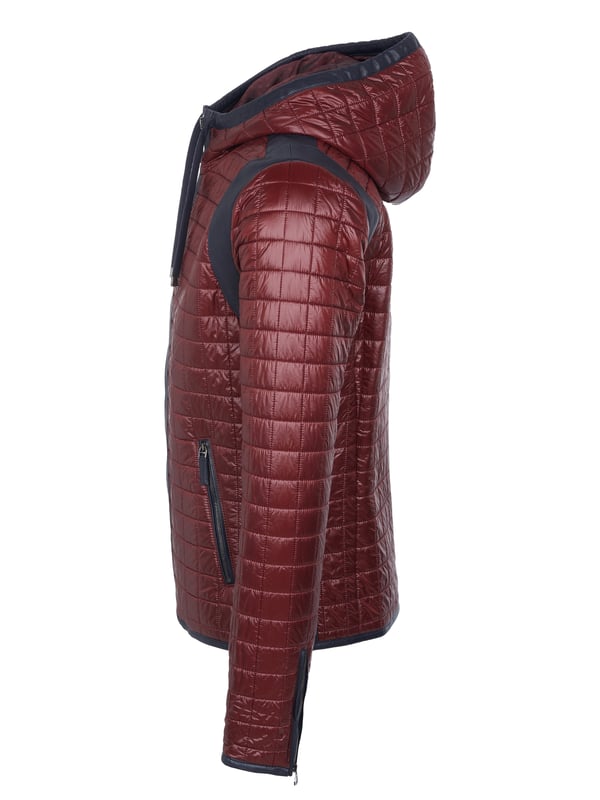 95% Polyamid, 5% Schafleder; Dolce & Gabbana Jacke;  Modell: G9EA5T G7AUZ 79;  Hochwertig verarbeitet;  Kapuze mit Tunnelzug;  Verschluss: Reißverschluss;  Zwei Fronttaschen mit Reißverschlüssen;  Zwei Innentaschen mit Reißverschlüssen