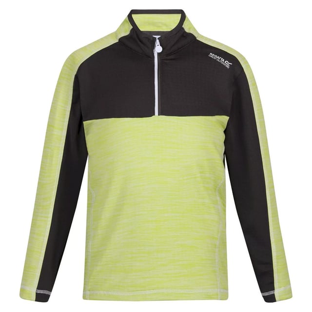 Material: 96% Polyester, 4% Elastane. Fabric: Fleece, Soft Touch. 180gsm. Design: Colour Block, Logo. Cut And Sew Panels, Flat Locked Seams, Inner Zip Guard, Reflective Trim. Fabric Technology: Durable, Hardwearing, Moisture Wicking. Sleeve-Type: Long-Sleeved. Neckline: Standing Collar, Stretch Binding. Fastening: Half Zip, Pull Over. Sustainability: Eco Friendly, Made from Recycled Materials.