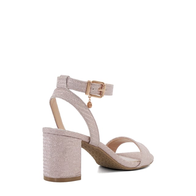 Meet your new wear-with-everything style. Comfortable and versatile, these sandals feature an adjustable ankle strap and rest on a block heel.