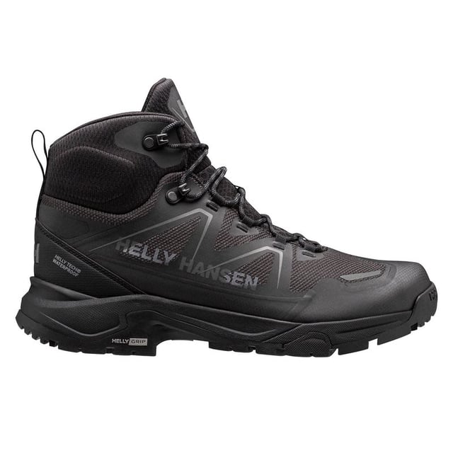 The Men's Cascade Mid Is A Lightweight, Yet Stable And Well-cushioned Mid-cut Performance Hiker, Fully Waterproof, Featuring Hh's Helly Tech® Waterproof/breathable Membrane. This Boot Boasts A Lightweight Swift-frame Stabilizer, And A Protective Hh Pro-guard Toe And Heel-cap. Cushioning And Comfort Are Provided By A Max Comfort Insole And Hh Power Stride Midsole. The Outsole Features A Multi-directional Traction System; Hh Surround-grp, Whilst The Tried And Tested Hh Max-grip Rubber Compound Will Keep You Sure-footed On All Terrain In All Types Of Conditions.