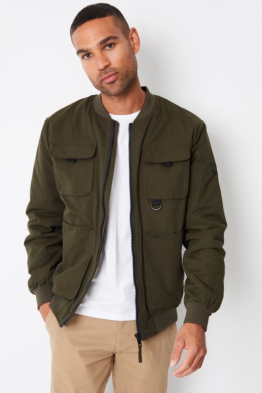 Ribbed bomber jacket new arrivals