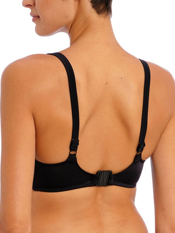 Ibiza Waves Underwired Plunge Bikini Top.  With a flexible fit underwire and a gathered outer cup. This product is recommended as hand wash only.