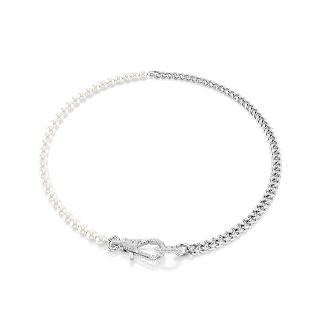 Diese funkelnde Halskette für Frauen von Swarovski ist das perfekte Geschenk, um sich selbst oder einer geliebten Person eine Freude zu machen. Die Halskette besteht aus Basismetall, silberfarben und hat eine Länge von 46 cm und wiegt in Gramm. Die Swarovski 'Dextera' Damen-Halskette aus Basismetall - Silber 5689634 wird in einer beeindruckenden Geschenkbox geliefert und verfügt über eine zweijährige Garantie.