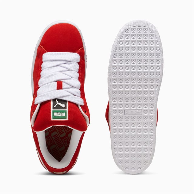 Sneakers featuring a premium suede upper for a sleek and stylish look. Debossed and foil-printed PUMA branding on the quarter panel adds a touch of sophistication. Finished with a durable rubber sole for reliable traction and comfort.