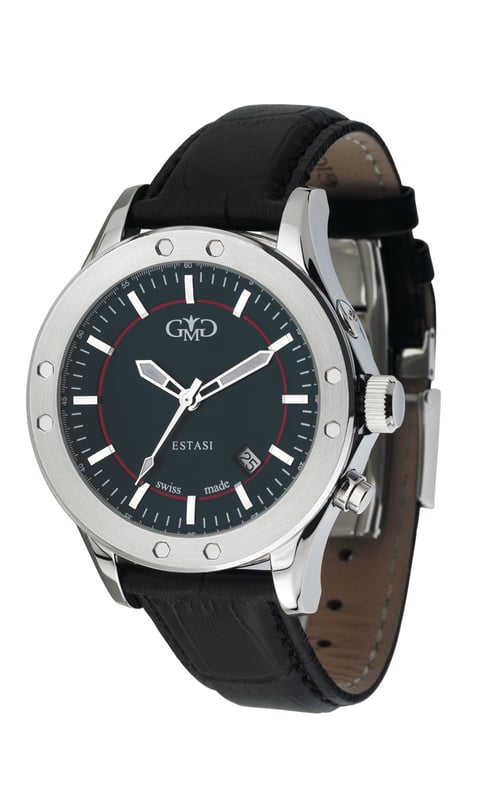 Gio Monaco: reloj negro Estasi para hombre