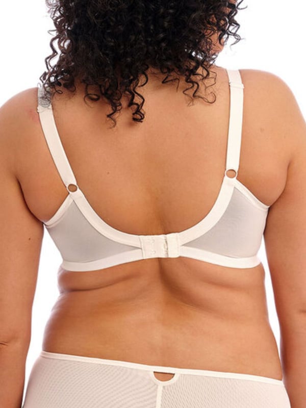 Elomi Priya Plunge Bra. The low centre front feature gives plunge without push-up. Recommended for hand wash only.