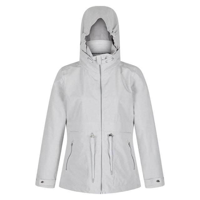 Regatta Womens Ladies Nadira Waterproof Jacket Silver Grey