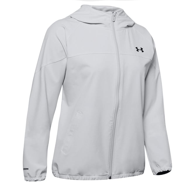 Women's ua woven branded full zip hoodie online