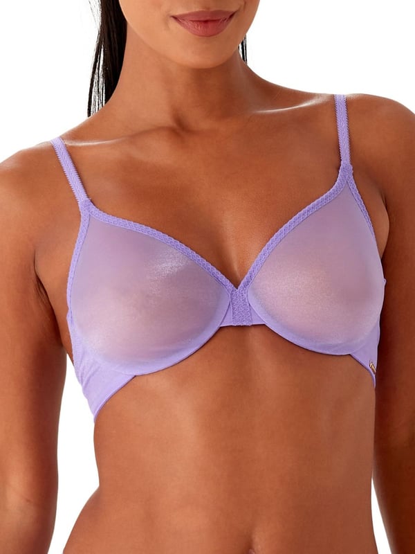 Classic Gossard Glossies are back, elevate your wardrobe with mood-lifting Violet for a fresh vibrant look! Part of our best-selling sheer lingerie, this sheer moulded bra has a barely there feel. Cutting edge fabric and the latest shape technology come together to set a new standard for comfort and fit. More about you, less about the bra! Love me, wear me, feel me!\r\n