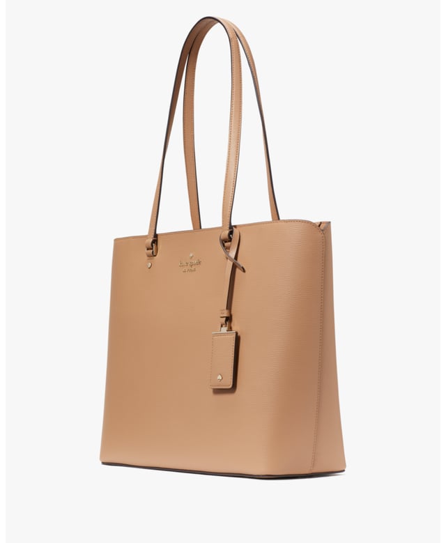 Perfect Refined Grain Leather Large Tote, 15.6"W (Top) 13.9"W (Bottom), Front & Back Slip Pocket, Back Slip & Zip Pocket,  Length: 13.50 Cm,  Width: 29.50 Cm,  Height: 39.50 Cm