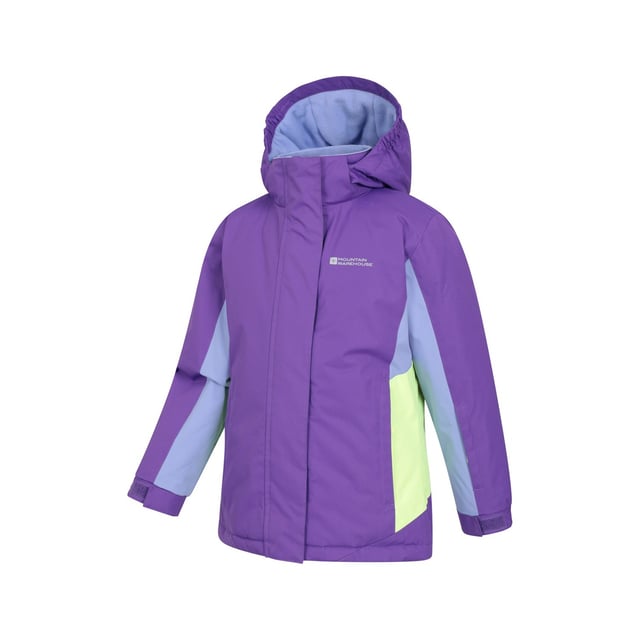 Lining: Fleece. Design: Contrast, Logo. Fabric Technology: Durable, DWR Finish, Snowproof, Water Resistant. Cuff: Elasticated, Touch Fastening Tab. Neckline: Hooded. Insulated, Snowskirt. Sleeve-Type: Long-Sleeved. Hood Features: Adjustable, Grown On Hood. Pockets: 2 Side Pockets, Zip, 1 Internal Pocket. Fastening: Full Zip, Stud, Touch Fastening. 2-3 Years: 22 in. 3-4 Years: 22.5 in. 5-6 Years: 24 in. 9-10 Years: 28.5 in. 13 Years: 33 in. 7-8 Years: 26 in. 11-12 Years: 31 in.
