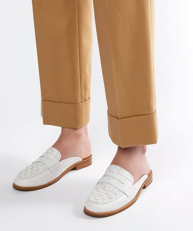 Ladies backless loafers top