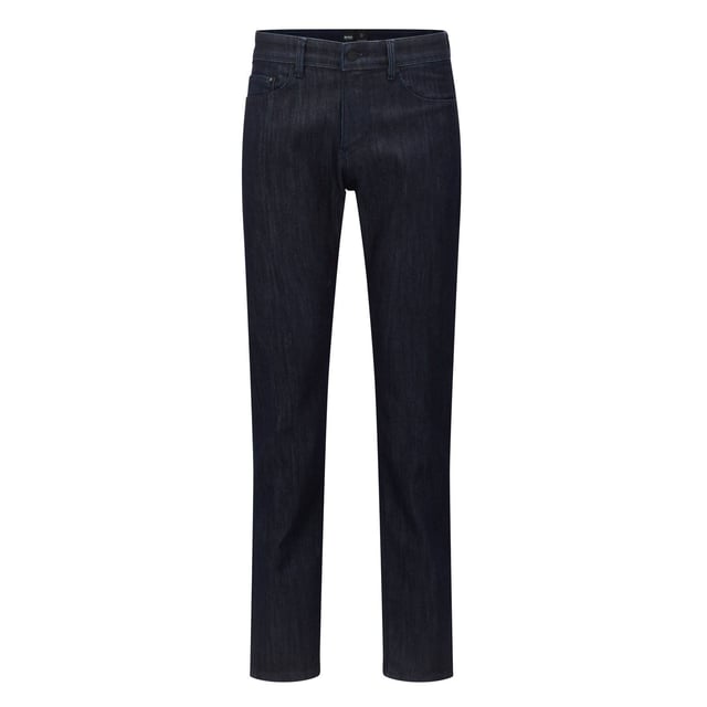 Mens Boss Delaware3 Slim-Fit Jeans in navy.- Zip fly and button fastening.- 5 pocket design.- BOSS logo patch on the rear.- Slim fit.- Ref: 50467703413
