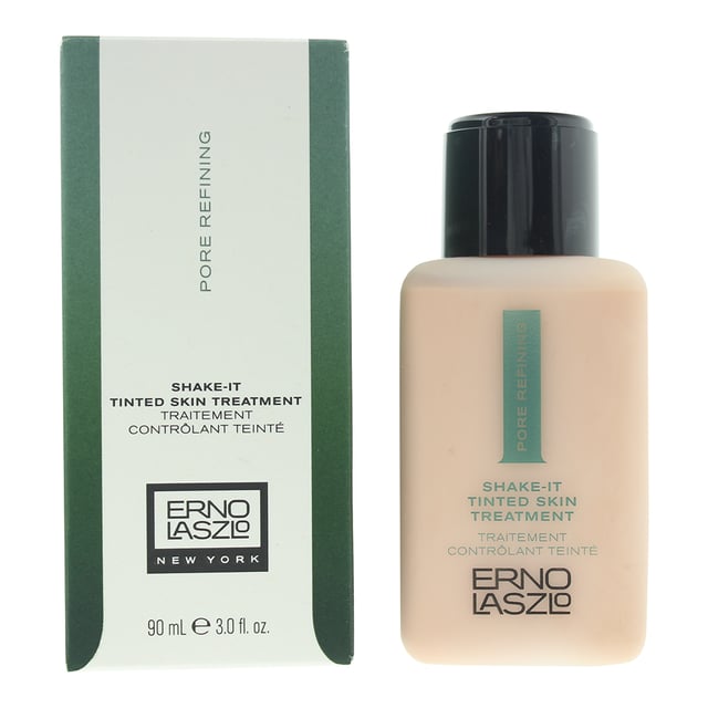 Erno Laszlo Shake-It Tinted Skin Light Treatment is a revolutionary formula with 80% liquid actives and 20% powdered pigment to enhance your natural beauty. Designed to even out skin tone, minimizing the look of pores and control oil, it delivers a lightweight, natural matte finish. Perfect for achieving a beautifully balanced complexion while keeping your skin fresh and shine-free throughout the day.