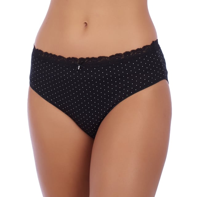Pack of women's brislip panties made of soft cotton, ideal for providing comfort and breathability all day long.

 Details:

 - Classic brief cut that ensures comfortable and flattering coverage.
 - Finished with elastic lace at the waist for a feminine and delicate fit.
 - Made of soft cotton that guarantees freshness and comfort.
 - Decorated with a small bow and pearls on the front.
 - Available in a variety of prints that provide style and versatility.

 These panties are the perfect choice for those looking for comfortable, practical underwear with a feminine touch.
 Composition: 95% Cotton, 5% Elastane
 Care:
- Hand wash or delicate cycle.
 - Use mild detergent.
 - Do not use bleach.
 - Air dry.
 - Do not iron.