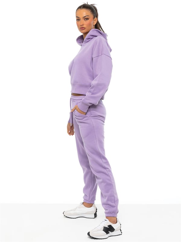 Purple tracksuit womens discount
