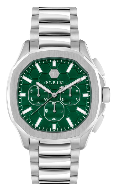 This Philipp Plein $keleton $pectre Chronograph Watch for Men is the perfect timepiece to wear or to gift. It's Silver 44 mm Round case combined with the comfortable Silver Stainless steel watch band will ensure you enjoy this stunning timepiece without any compromise. Operated by a high quality Quartz movement and water resistant to 5 bars, your watch will keep ticking.