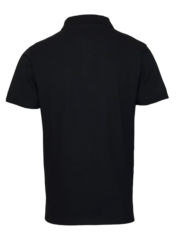 Herenpoloshirt met logoprint op de borst. Ideaal voor het warme seizoen voor sport en vrije tijd.