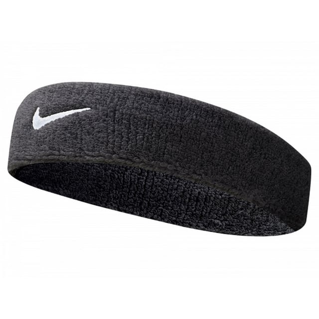 Nike sports headband. Decorated with Swoosh logo. Size: 5.8cm.