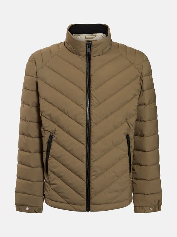 GUESS Mens Stretch Quilted Jacket
