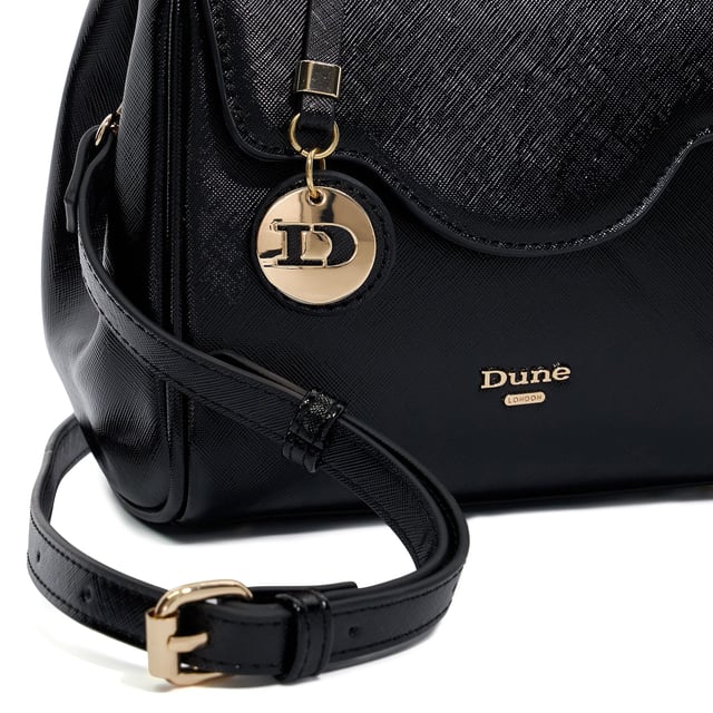 Dune Accessories Dassio - Patent Top Handle Bag