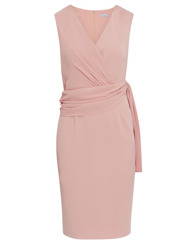 Gina bacconi crepe hot sale dress and chiffon jacket