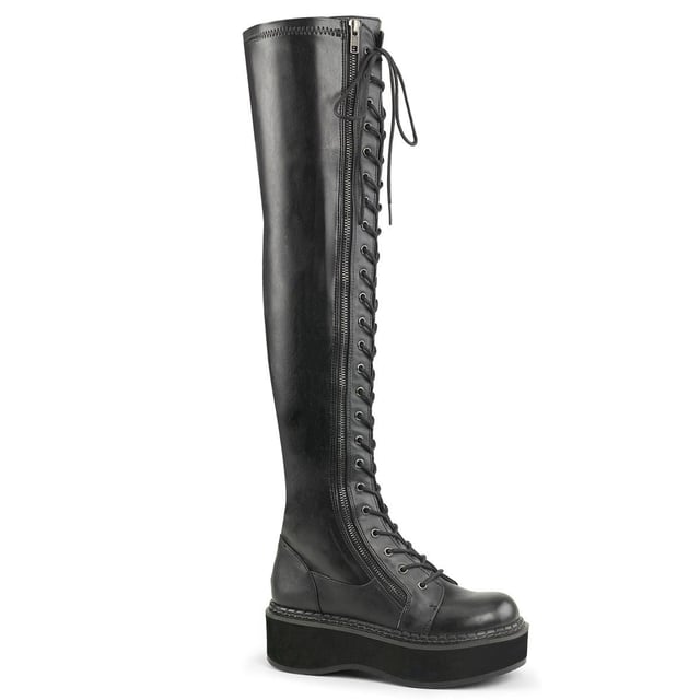Knee high 2025 gothic boots