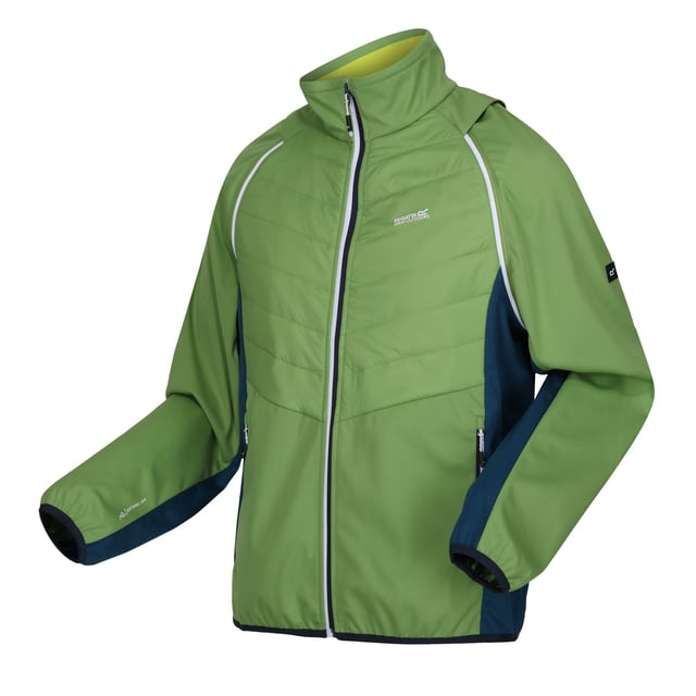 Gewebetechnik: Atmungsaktiv, Wasserabweisend, isolierend, Leicht, wasserabweisend, Wasserfest, windbeständig, winddicht, XTP. Polyamid, Polyester. Gewebe: Softshell, Stretch, Synthetische Daunen, Warmloft-Isolierung. Design: Logo, Unifarben. Durchgehender Reißverschluss. Atmungsaktivitätsbewertung: 5000. Denier: 20. Taschenart: Zwei Seitentaschen, Reißverschluss. Abnehmbar, Langärmlig, Raglanärmel, Reißverschluss-Ärmel. Bündchen: Anliegend. Standard, Stehkragen.