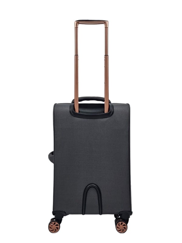 Skyper-Kofferkollektion: Wo Stil auf müheloses Reisen trifft! Wir stellen Ihnen die Skyper Suitcase-Kollektion vor, eine nahtlose Verbindung von Mode und Funktionalität, die Ihr Reiseerlebnis bereichern soll. Diese atemberaubende Kollektion ist in vier Größen und einer Reihe schicker Farben erhältlich, darunter Schwarz, Lila, Blaugrün und Grau, um den unterschiedlichen Geschmäckern jedes Reisenden gerecht zu werden. Hauptmerkmale: • Kontrastierender Reißverschluss in Roségold: Beim Skyper-Koffer wird auf Details geachtet. Der kontrastierende Reißverschluss in Roségold verleiht nicht nur ein Element von Eleganz und Raffinesse, sondern sorgt auch dafür, dass Ihre Sachen stilvoll gesichert sind. • Spinner-Räder: Verabschieden Sie sich von den Strapazen beim Umgang mit schwerem Gepäck. Jeder Skyper-Koffer verfügt über leichtgängige Spinnerräder, die eine mühelose Navigation durch Flughäfen, Straßen und Hotellobbys ermöglichen. Die 360-Grad-Spinnerräder sorgen für außergewöhnliche Manövrierfähigkeit und ein nahtloses Reiseerlebnis. • Vordertasche: Mit der praktischen Vordertasche bleiben Sie unterwegs organisiert. Diese zugängliche Tasche ist ideal für die Aufbewahrung von Reiseutensilien wie Pässen, Bordkarten und kleinen Elektronikgeräten und stellt sicher, dass Ihre wichtigen Gegenstände immer griffbereit sind. • Leichtes Material: Reisen Sie bequem mit der leichten Konstruktion des Skyper-Koffers. Dieser Koffer ist aus langlebigen Materialien gefertigt, die das Gewicht auf ein Minimum reduzieren. So können Sie mehr einpacken, ohne die Gepäckgrenzen zu überschreiten. Perfekt für Vielflieger und Abenteuerlustige. Ganz gleich, ob Sie einen Wochenendausflug oder eine Fernreise planen, die Skyper-Kofferkollektion sorgt dafür, dass Sie stilvoll und bequem reisen. Verschönern Sie Ihre Reise mit diesem atemberaubenden Koffer, der modisches Design mit praktischen Funktionen nahtlos verbindet, und das alles zu einem erschwinglichen Preis. Rüsten Sie auf den Skyper-Koffer auf und definieren Sie Ihr Reiseerlebnis neu – intelligent, stilvoll und problemlos! Komplettset 3 Größen | Cabin+ Medium+ Large, • 20-Zoll-Kabinenkoffer – Größe 56 x 36 x 22 cm, Gewicht: 2,4 kg, Fassungsvermögen: 46 Liter • 25-Zoll-Mittelkoffer – Größe 72 x 44 x 26 cm, Gewicht: 2,9 kg, Fassungsvermögen: 90 Liter • 29 Zoll groß Koffer – Größe 81,5 x 49 x 30 cm, Gewicht: 3,4 kg, Fassungsvermögen: 128 Liter. Hinweis: Dieses Produkt wird in mehreren Größen geliefert, Sie erhalten alle auf den Bildern gezeigten Größen