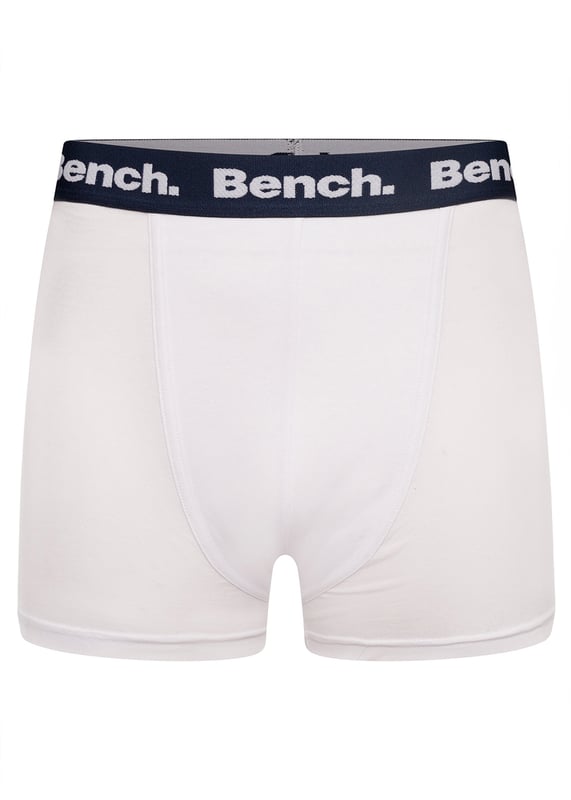 This handy 5-pack 'Acura' boxers from Bench is great for updating your wardrobe essentials. Made from a cotton rich fabric ideal for all-day comfortable wear, they feature an elasticated waistband and the iconic Bench logo on the waistband. Other colours and packs available.