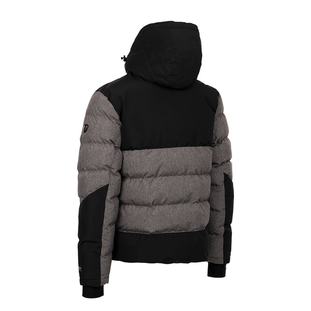 100% Polyester. Shell: TPU Membraan. Ontwerp: Contrastpaneel, Logo. Stoftechnologie: Duurzaam. Halslijn: Kapitein. Mouwtype: Met lange mouwen. Gewatteerd. Eigenschappen kap: Verstelbaar, Trekkoord, Afritsbaar. Zakken: 1 Onderste zak, 1 Borstzak, Waterafstotende ritssluiting, 1 Binnenzak. Bevestiging: Volledige ritssluiting. Zoom: Aantrekkoord. XS: 35 in. S: 37 in. M: 40 in. L: 43 in. XL: 46 in. XXL: 48 in. 3XL: 50 in.