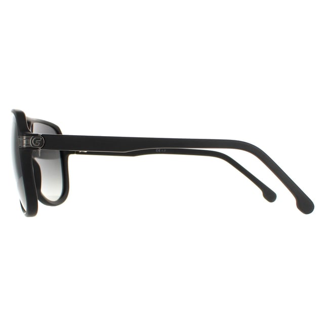 Carrera Aviator Unisex Matte Black Grey Gradient Polarized 1045 S